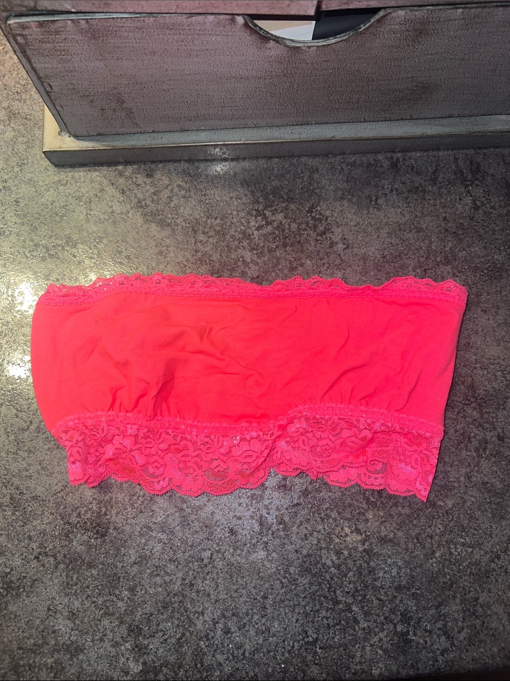 Victoria’s Secret Pink-Bandeau-Coral